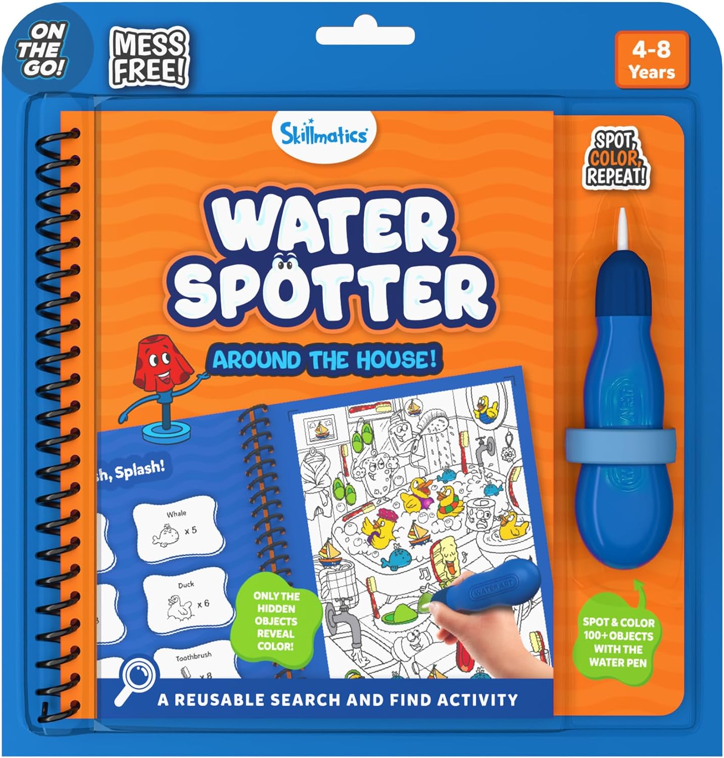 Detalle de Skillmatics Water Spotter Reusable Search & Find Book
