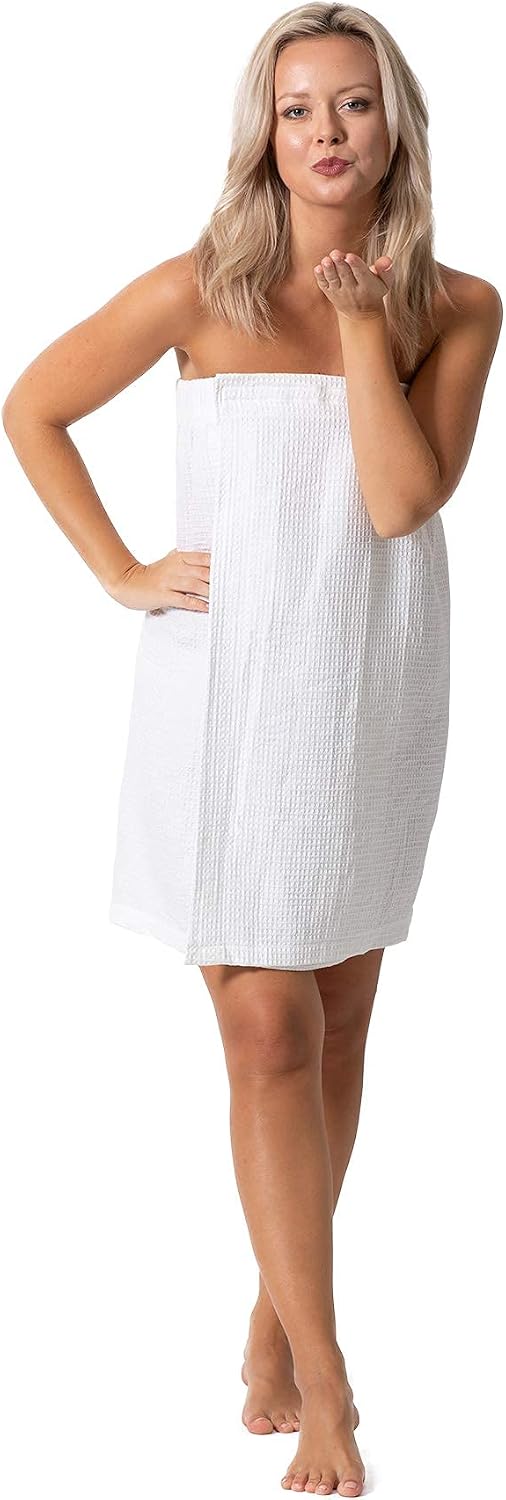 Thumbnail 4 de Turkish Linen Waffle Spa Body Wrap 26" 🧖♀