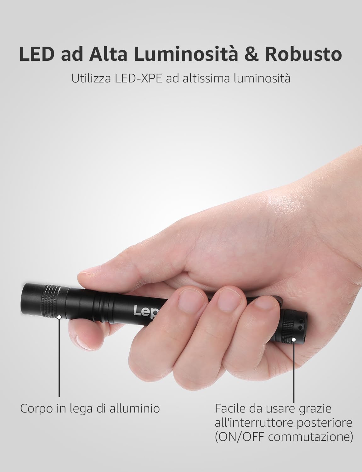 Thumbnail 6 de Lepro C120 Torcia Penna 120 Lumen