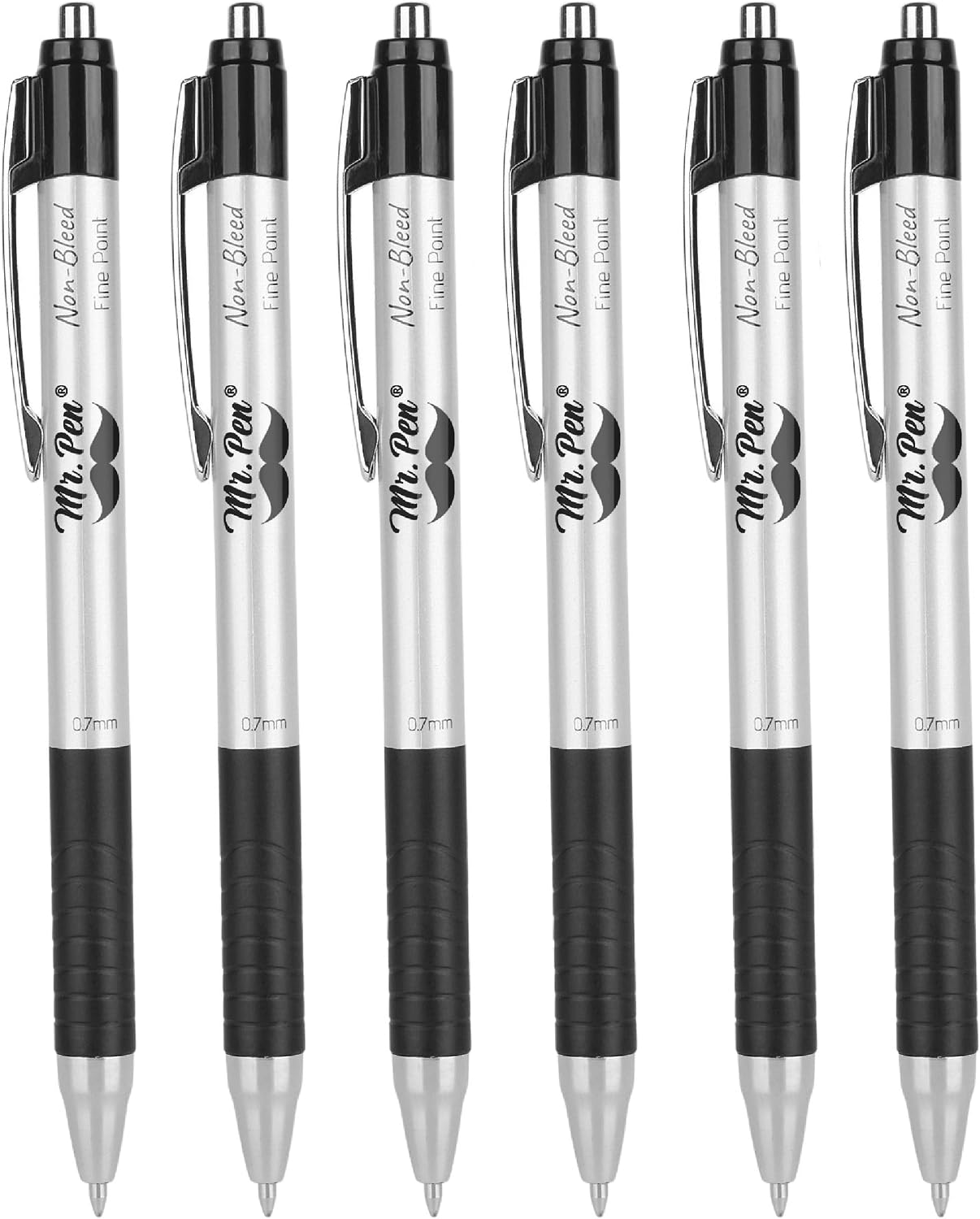 Thumbnail 6 de Mr. Pen BB06 Retractable Ballpoint Pens, 6-Pack, Black Ink, 0.7 mm