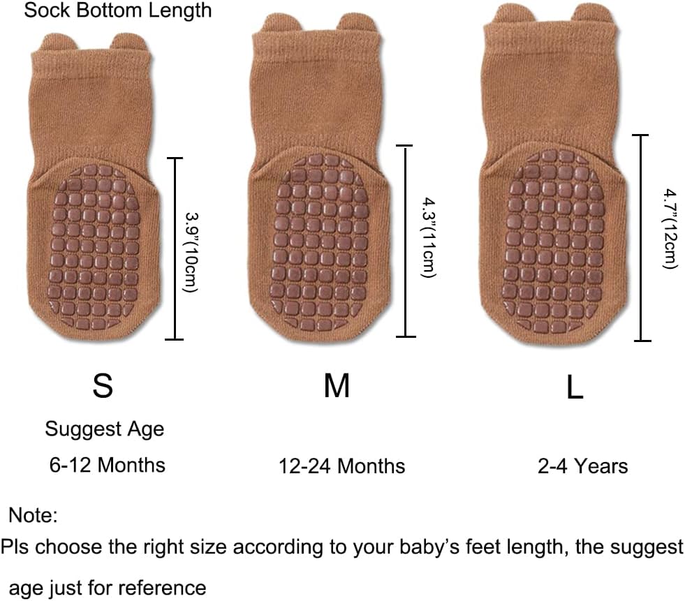 Detalle de Exemaba grip socks set 5 pairs for toddlers
