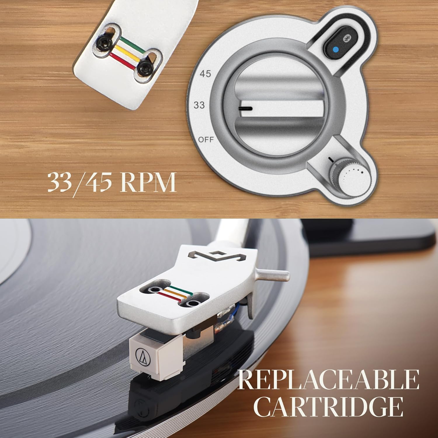 Thumbnail 3 de House of Marley Stir It Up Bluetooth Vinyl Turntable 🎶