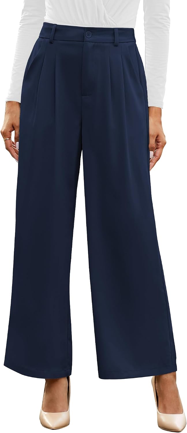 Detalle de GRAPENT Women's Wide-Leg Pants, Polyester