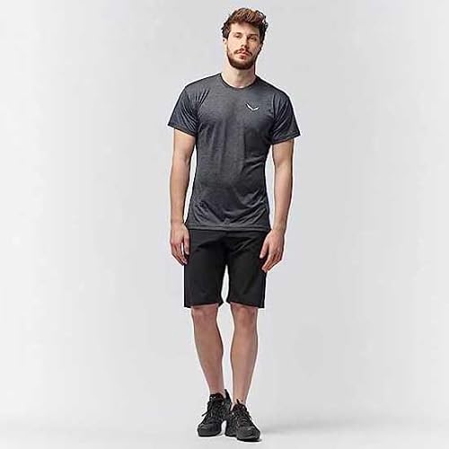 Detalle 1 de SALEWA Puez Melange Dry'Ton T-Shirt Uomo: comfort e traspirabilità per trekking estivi