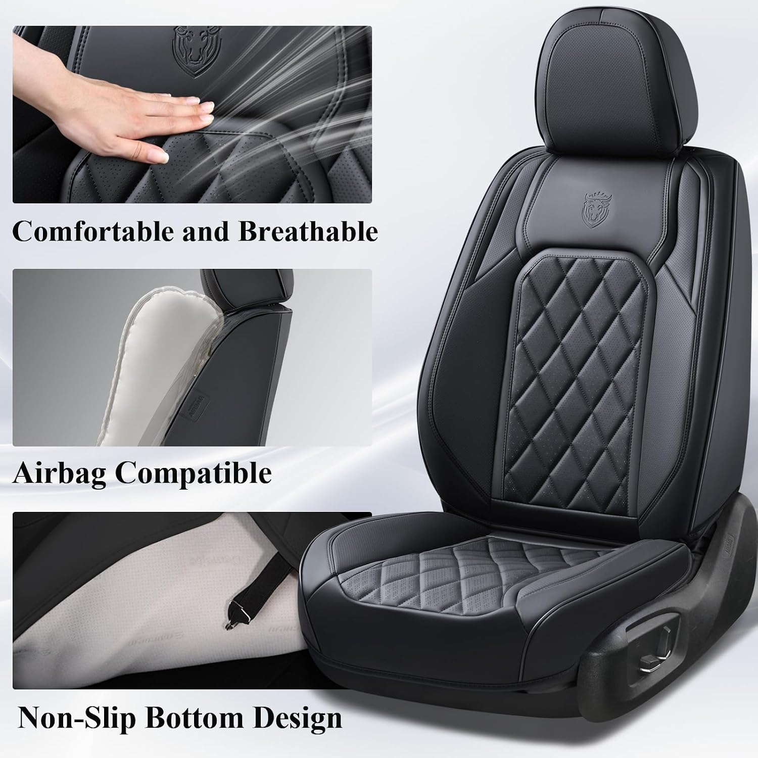 Detalle 2 de Coverado Car Seat Covers 2-Pack Waterproof