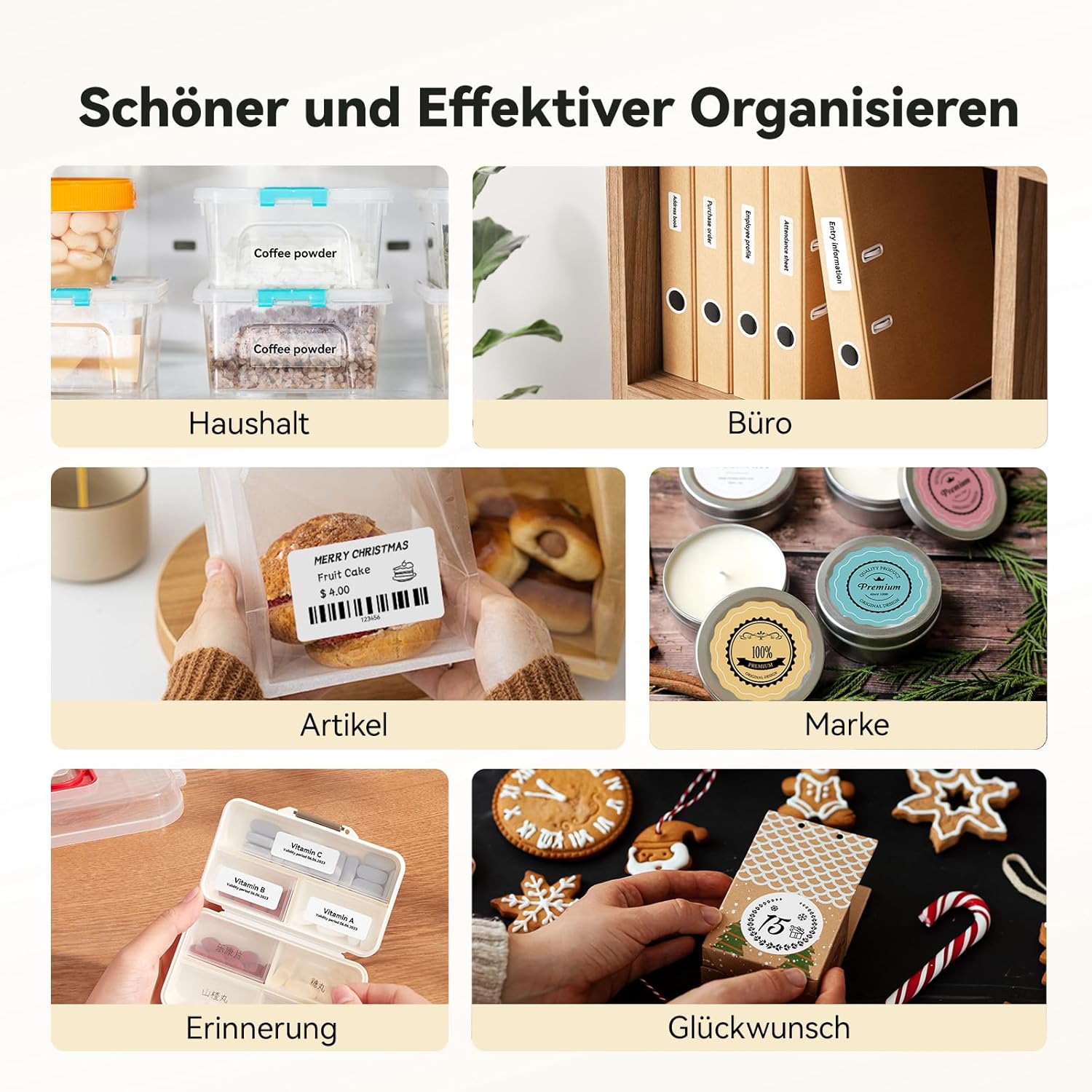 Thumbnail 5 de NIIMBOT Etikettendrucker B21 – Selbstklebendes Beschriftungsgerät mit Bluetooth