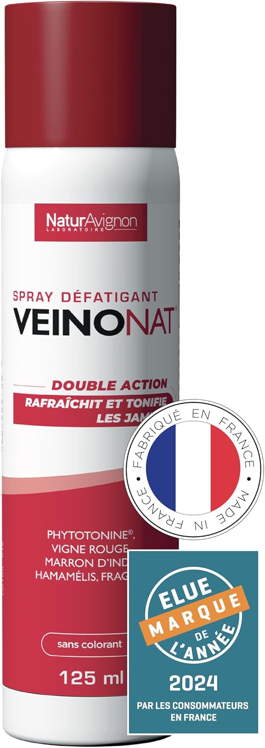 Detalle 1 de NaturAvignon Veinonat Gel fraîcheur pour jambes lourdes – 120 mL