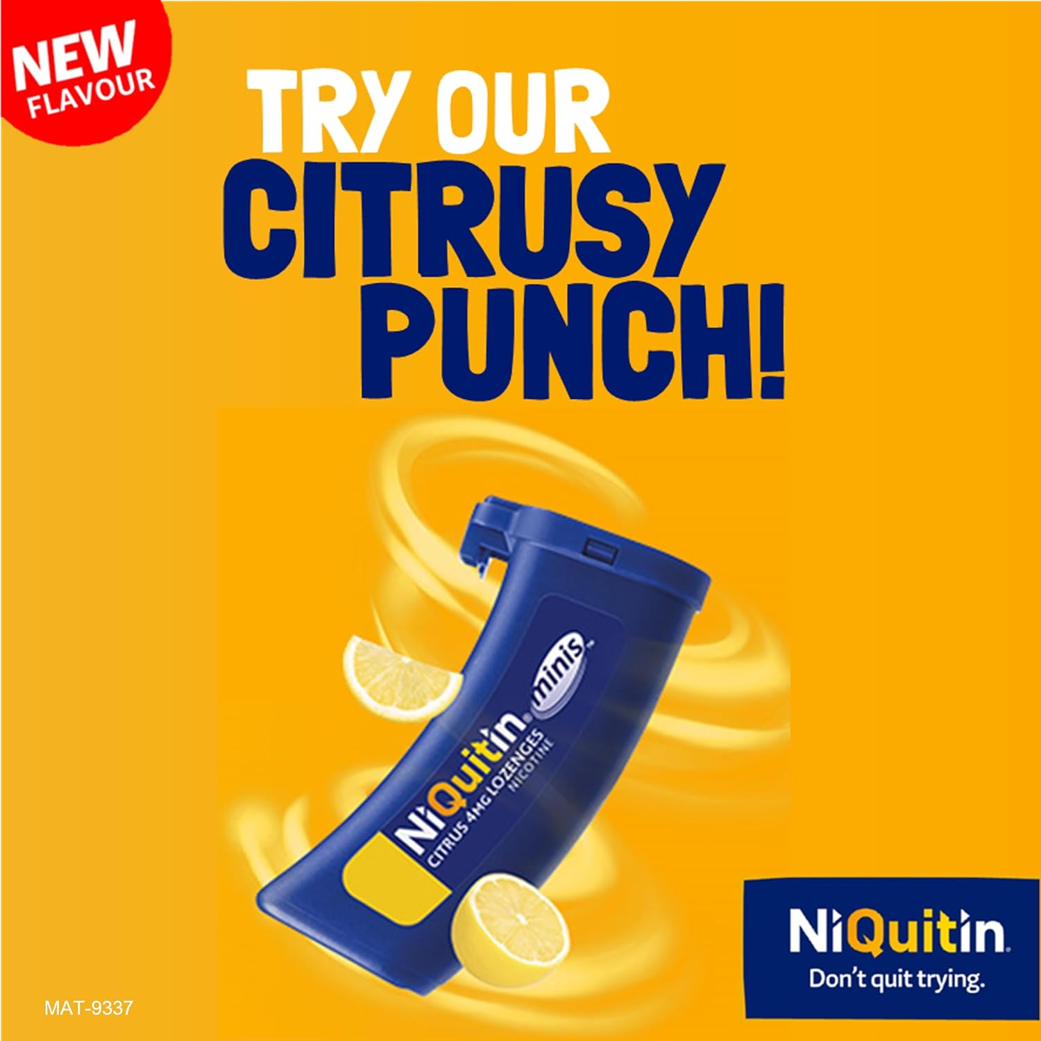 Detalle 2 de NiQuitin 4mg citrus nicotine lozenges, 60 pack 🍬