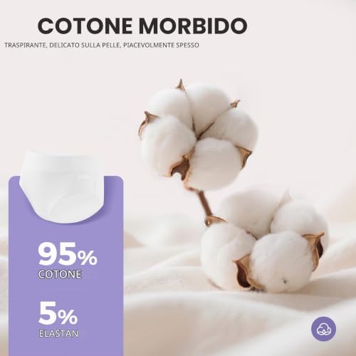 Detalle de IceReco Mutande Donna Cotone Vita Alta Slip Contenitivo XL – comfort e sostegno quotidiano