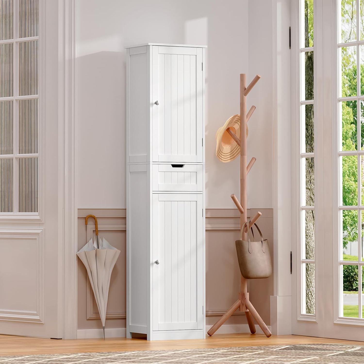 Thumbnail 6 de Iwell Bathroom Storage Cabinet, 15.7-Inch Wide