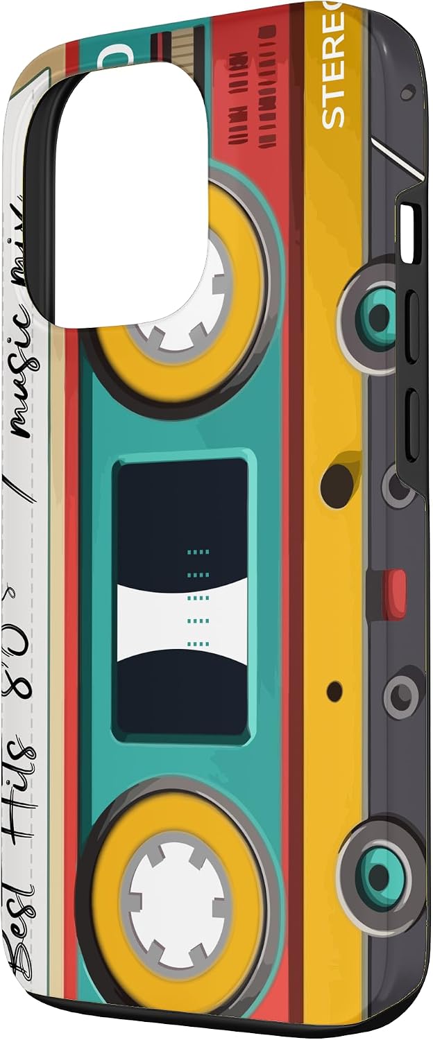 Detalle 2 de Cassette Audio Musique rétro 1980s pour iPhone 13 Pro