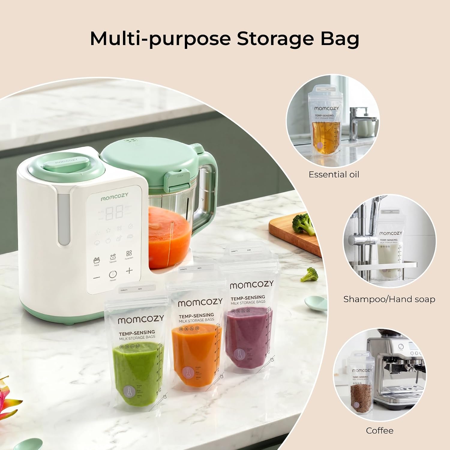 Thumbnail 6 de Momcozy Breastmilk Storage Bags 6 oz
