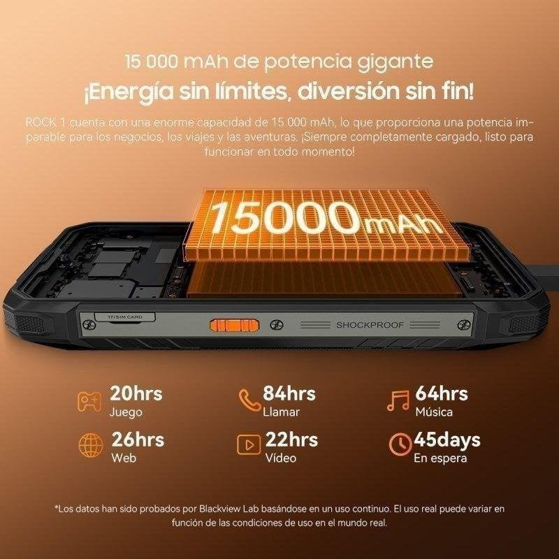 Thumbnail 3 de Blackview Rock 1 4G Rugerizado 8/256