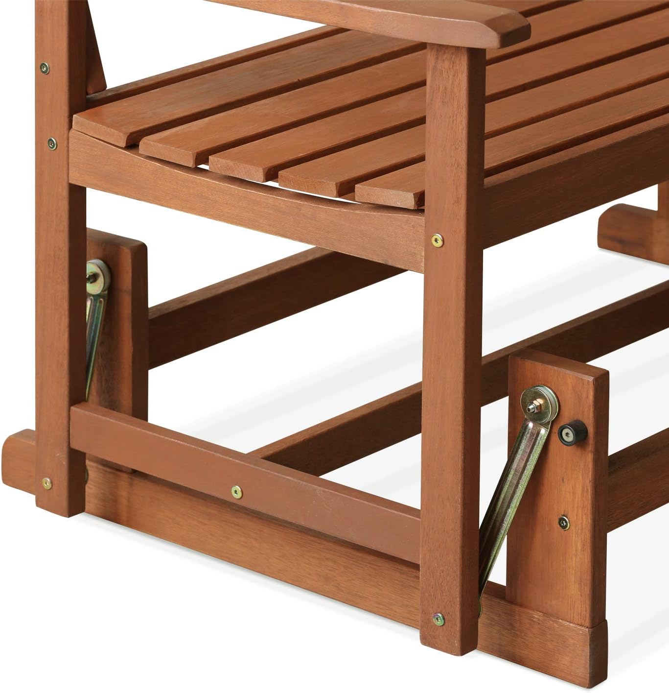 Thumbnail 5 de Furinno TIOMAN Outdoor Glider New Mexico Glider Chair (Natural) for patio, garden & porch
