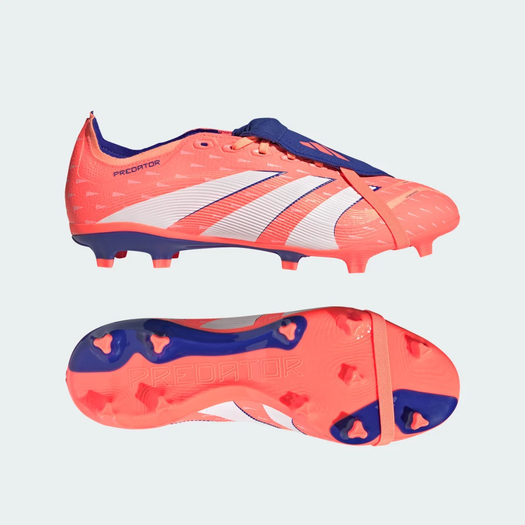 Detalle de Adidas Predator League bota plegable naranja