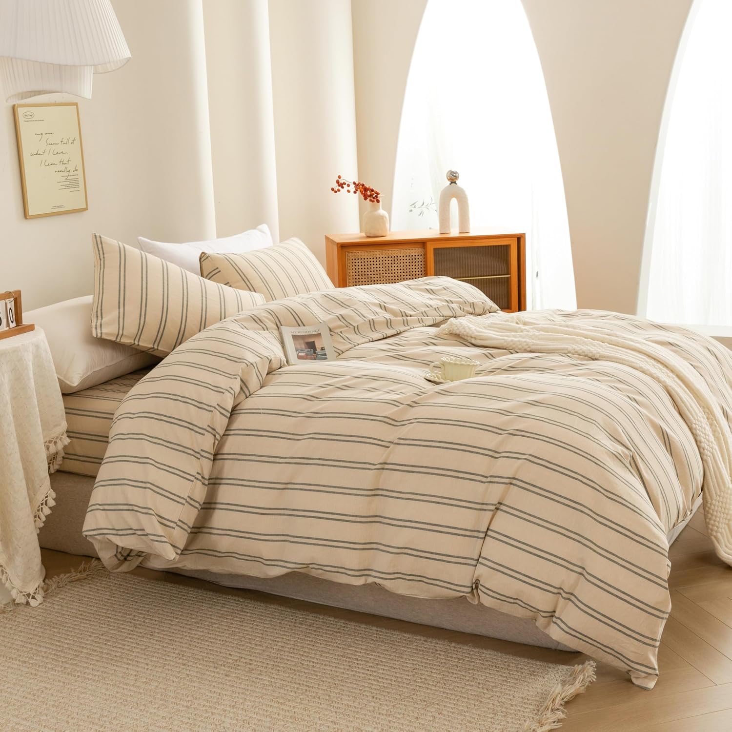 Thumbnail 6 de ECOCOTT Duvet Cover King Size 100% Cotton Bedding