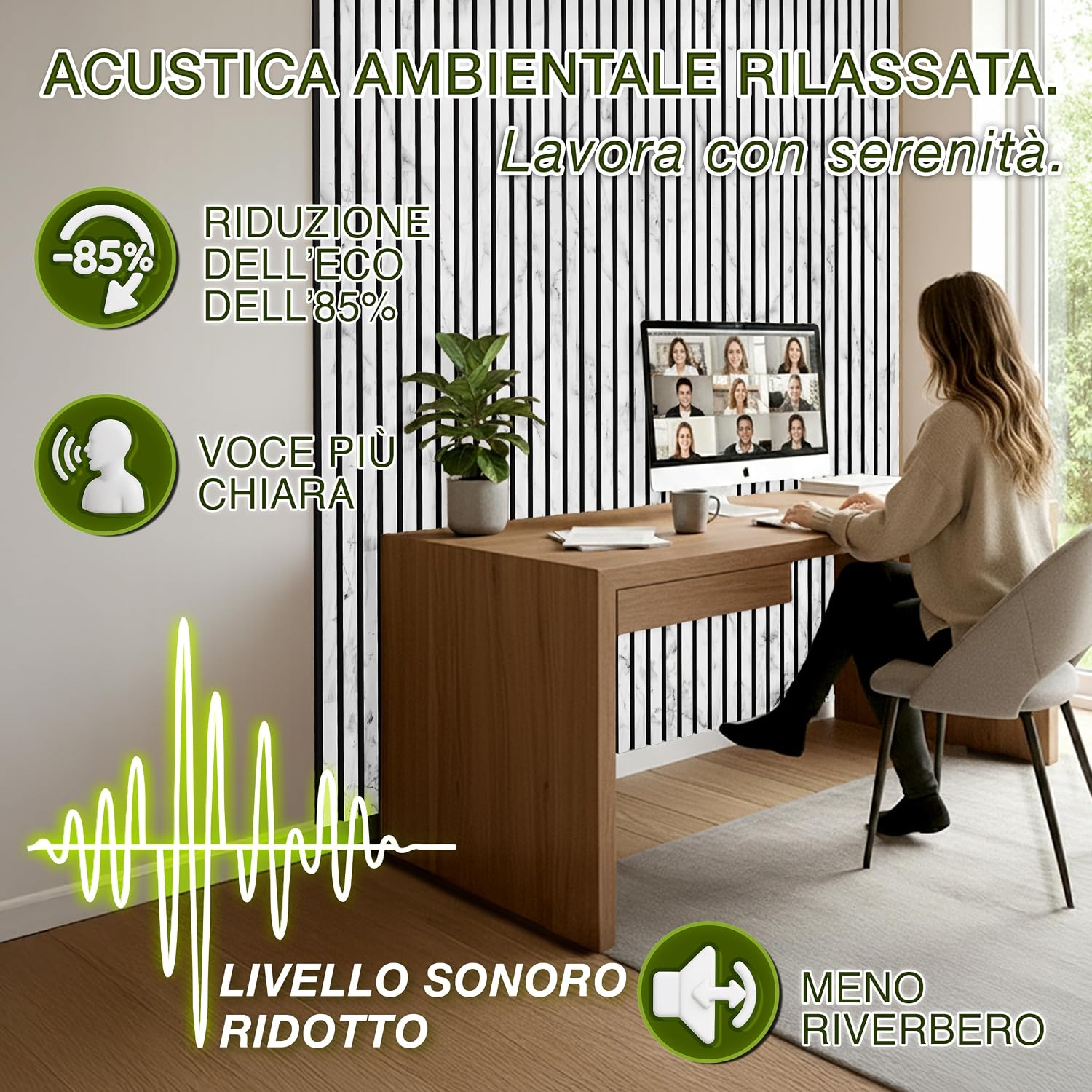 Thumbnail 2 de TRESKO 2 pannelli acustici legno