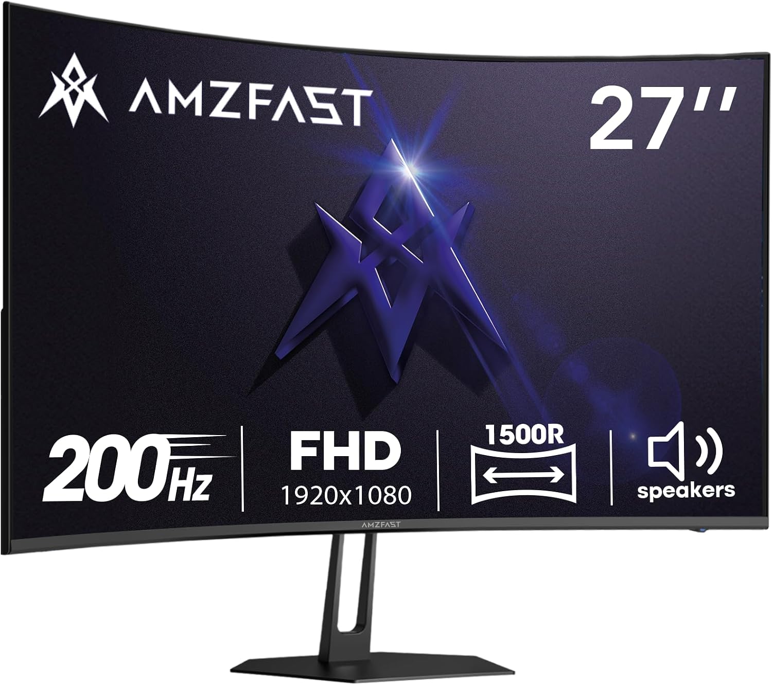 Detalle de Amzfast 27 inch 200Hz Curved Gaming Monitor