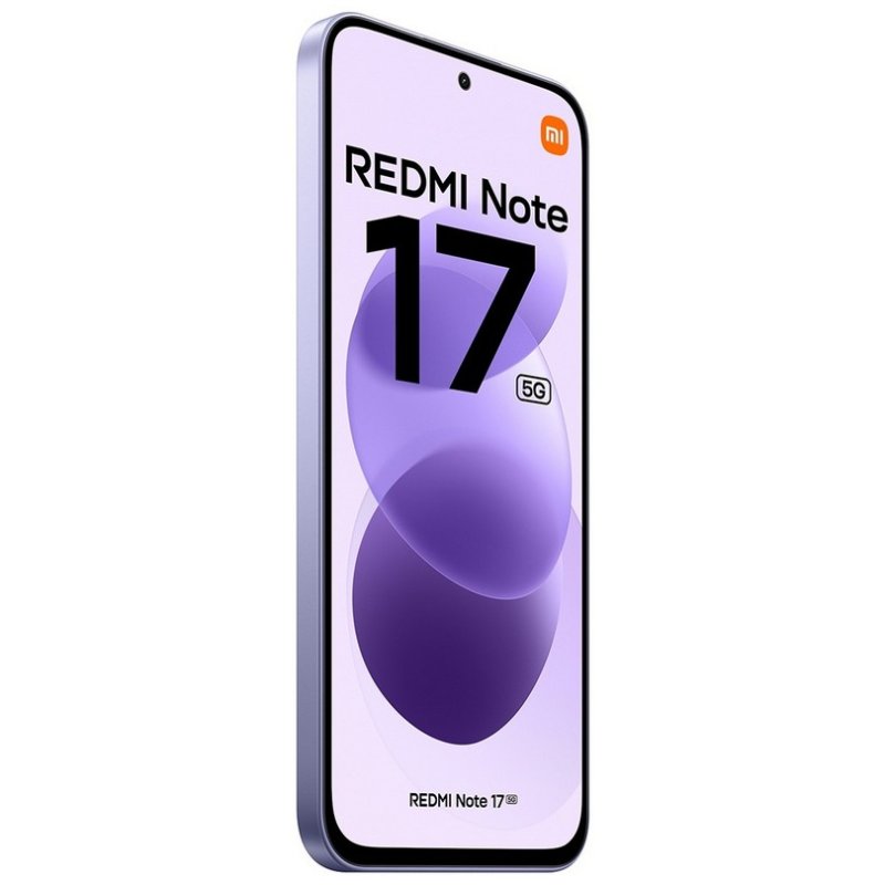 Detalle de Xiaomi Redmi Note 17 5G 6GB + 256GB — 6.99" Púrpura, batería 7700 mAh y pantalla AMOLED