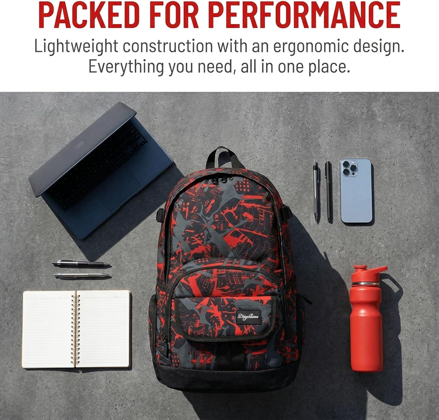 Thumbnail 4 de Rickyh Style School Backpack Travel Bag for Men & Women — Lightweight 25L Daypack with Laptop Sleeve