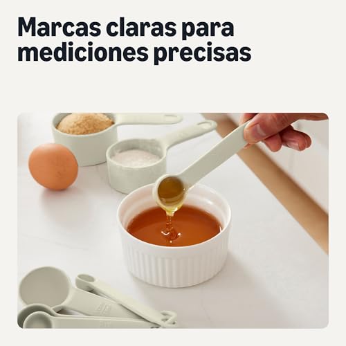 Thumbnail 3 de Amazon Basics Tazas y Cucharas Medidoras 10 piezas 🍽