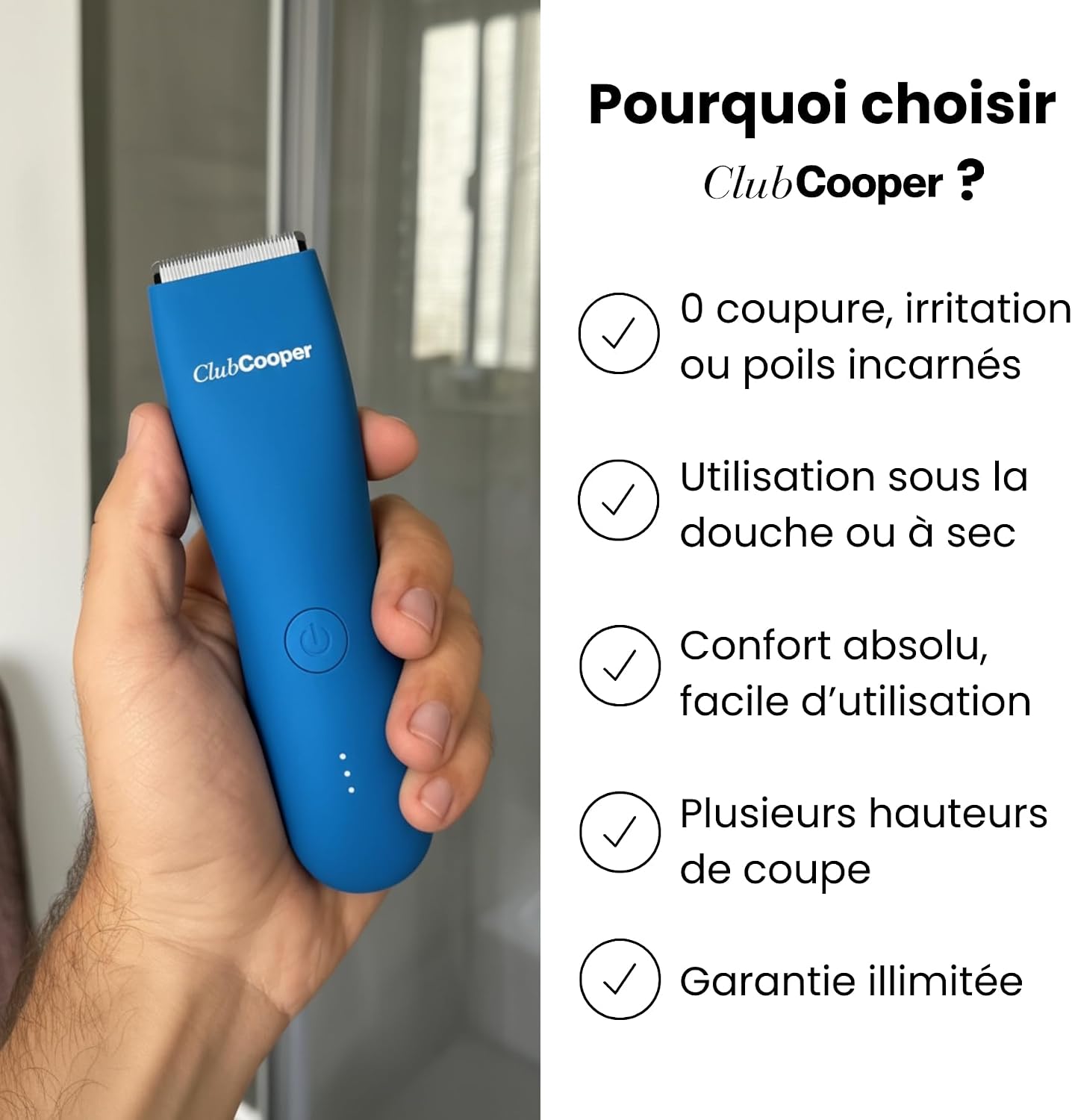 Detalle 1 de Tondeuse Intime ClubCooper 7000 RPM