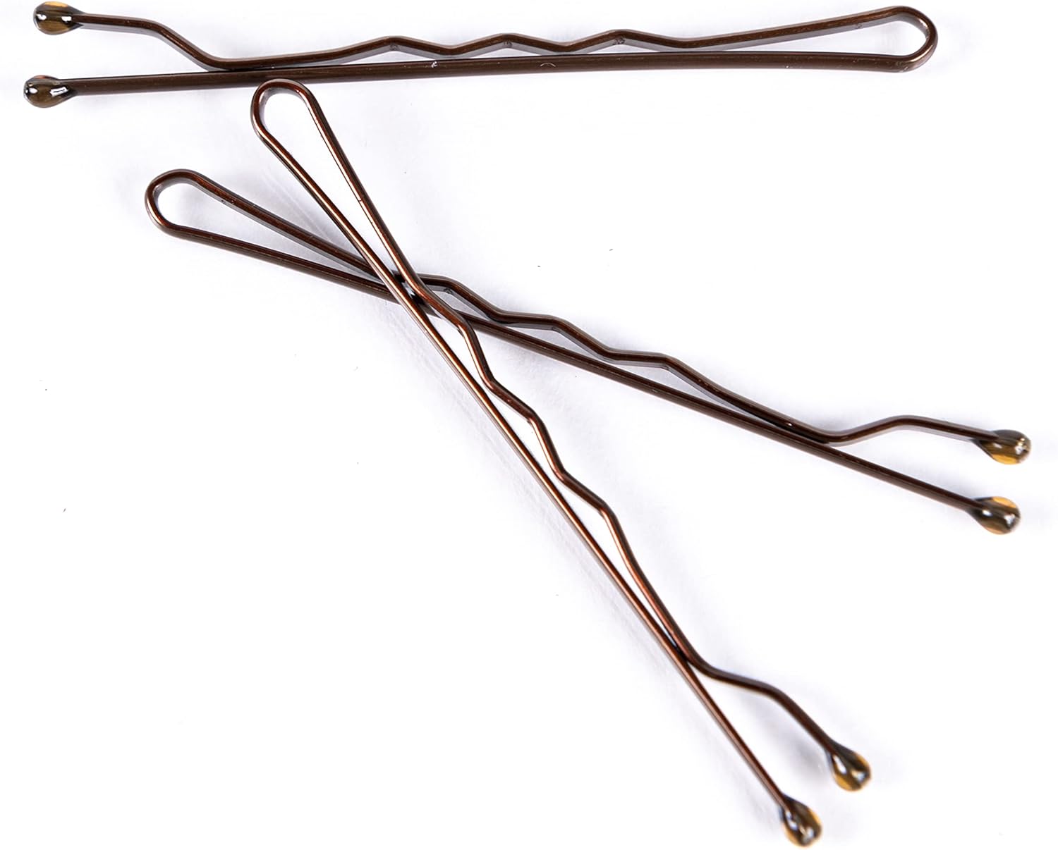 Thumbnail 5 de Amazon Basics Non-Slip Bobby Pins (48 Count), Brown Bruno — Bright, Comfortable Hold for All Hair Types