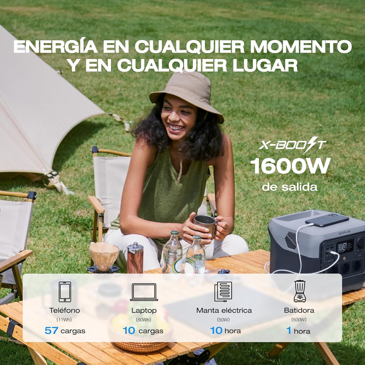 Thumbnail 3 de ECOFLOW RIVER 2 Pro 💡 Batería 768 Wh, Carga Rápida, Solar