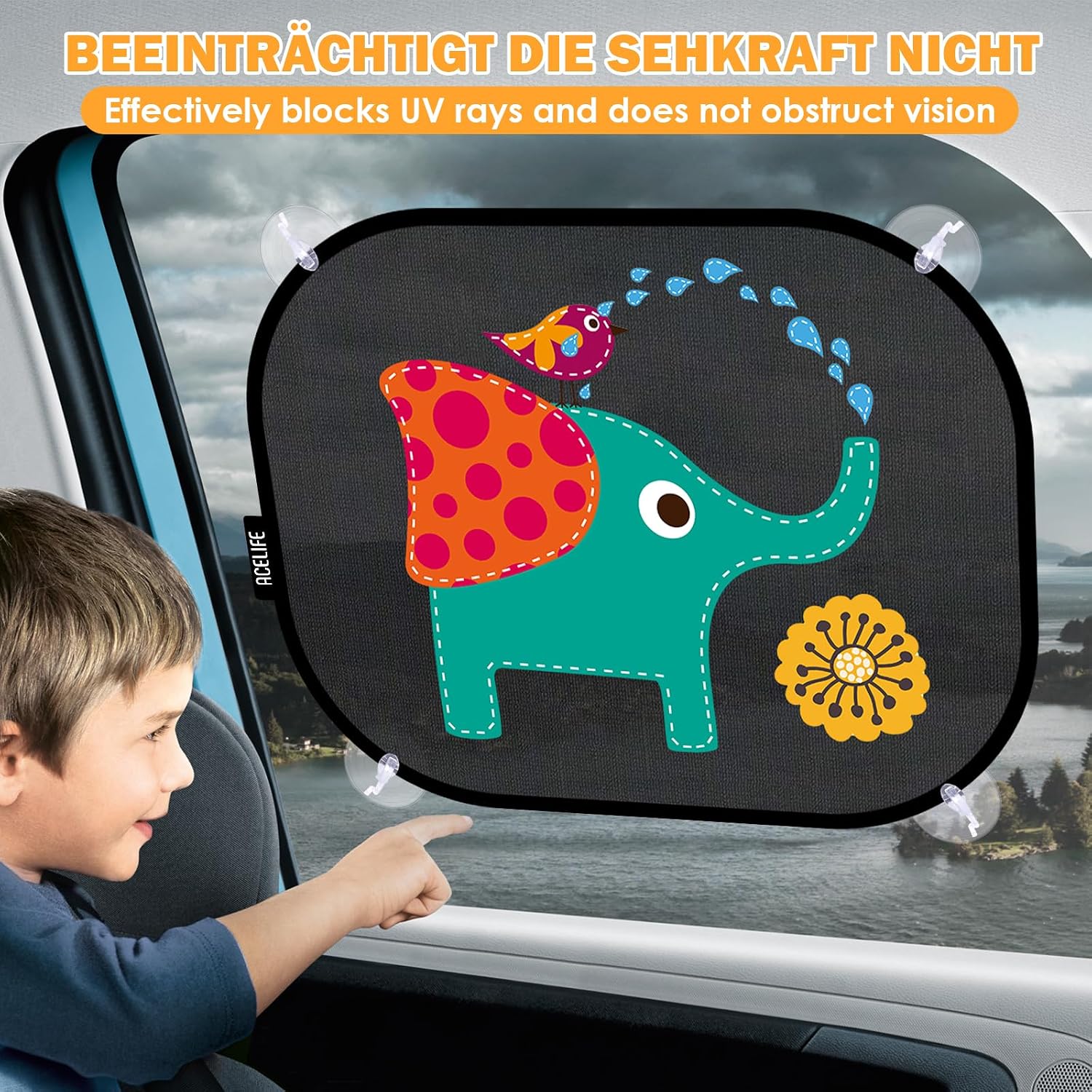 Thumbnail 6 de ACELIFE Tendine parasole auto bambini 45x35,5
