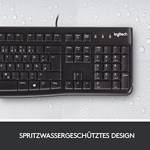 Detalle de Logitech K120 kabelgebundene Business-Tastatur für Windows und Linux