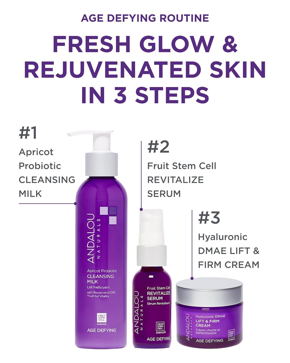Detalle de Andalou Naturals Apricot Probiotic Cleansing Milk 6 fl oz