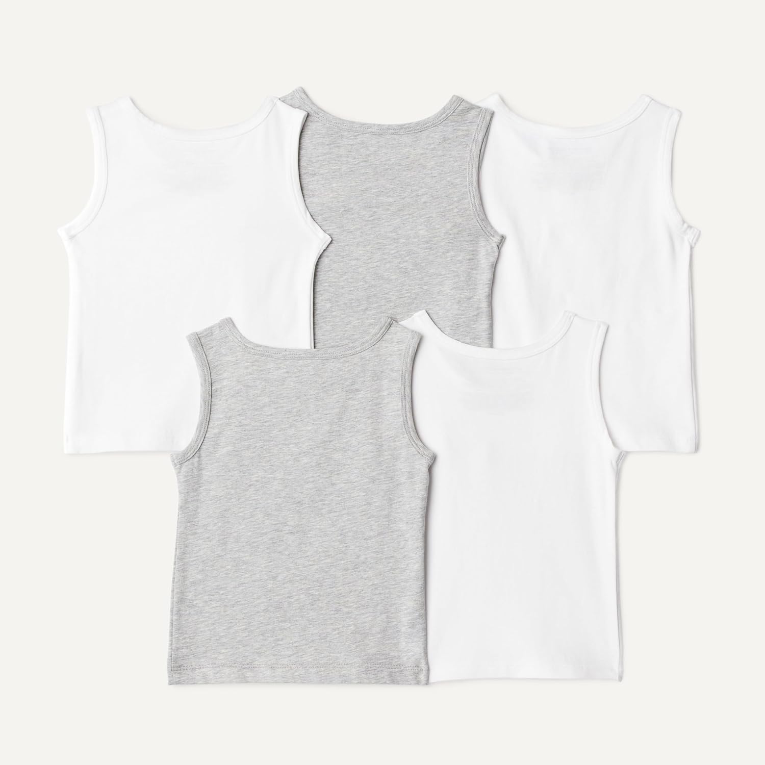 Thumbnail 2 de Amazon Essentials Boys' Cotton Jersey Vest Undershirt (Pack of 5) – Slim Fit, Breathable Comfort