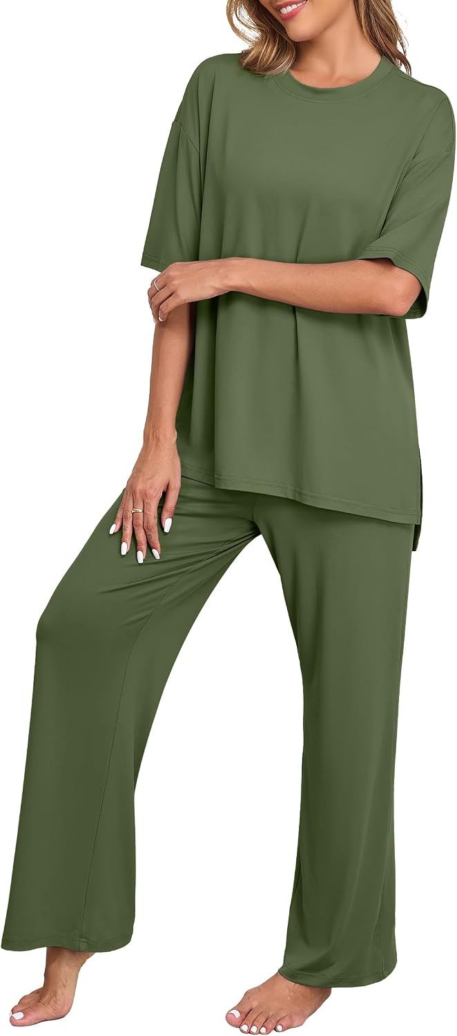 Thumbnail 4 de PrinStory Womens Pajamas 2-Piece Lounge Set