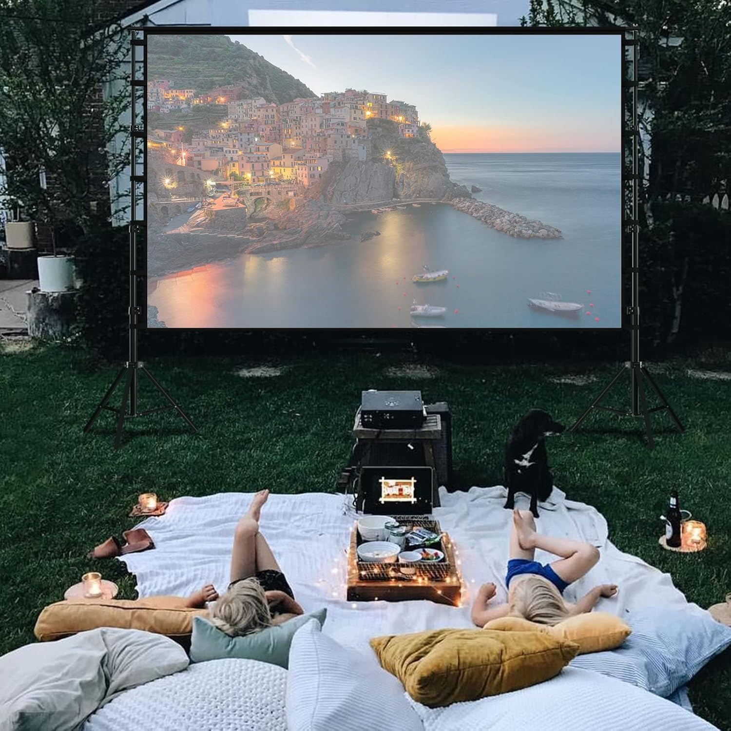 Thumbnail 5 de TOWOND Projector Screen 150-inch 16:9 Portable 🎥