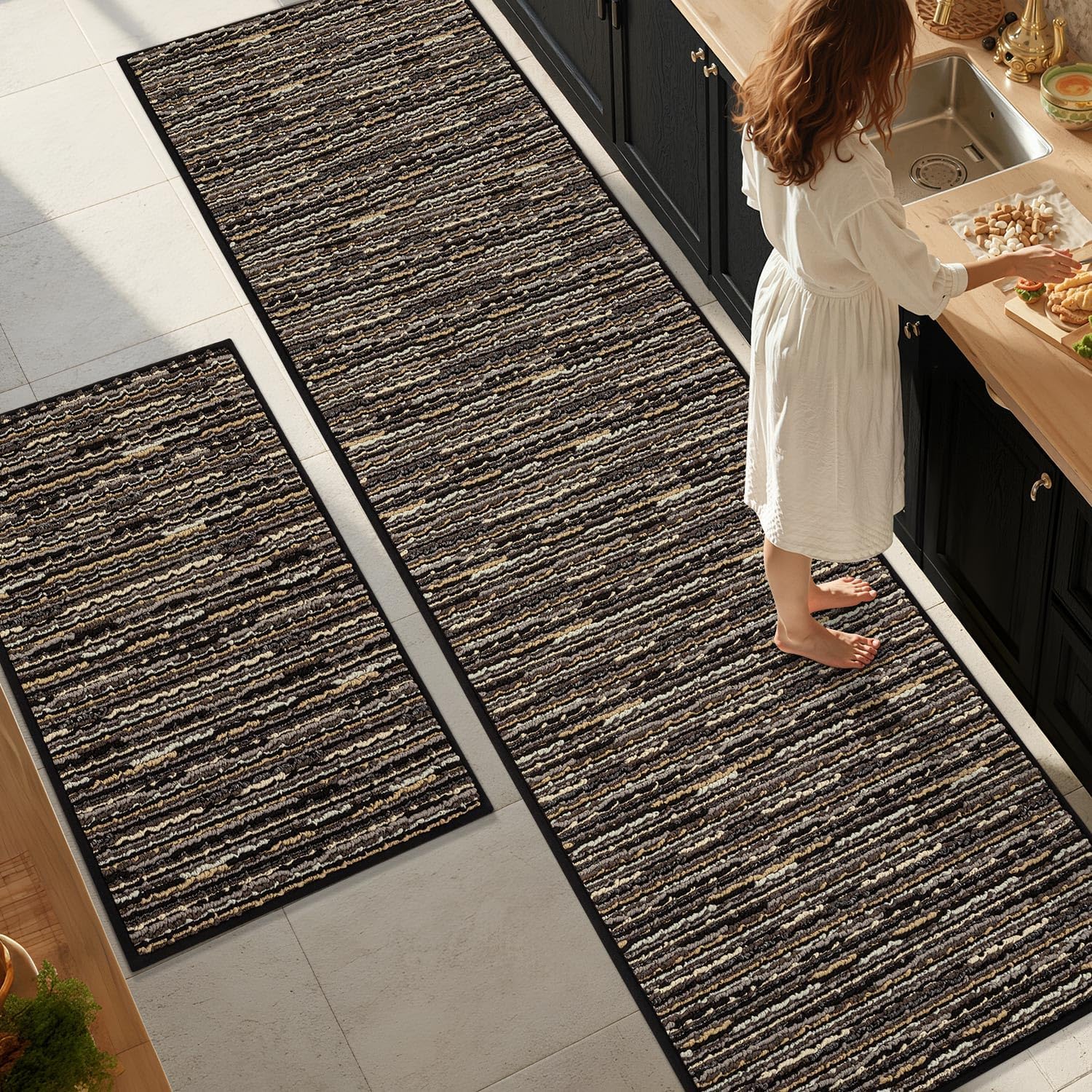 Thumbnail 6 de Green Kitchen Rugs Set 20x47 + 20x32