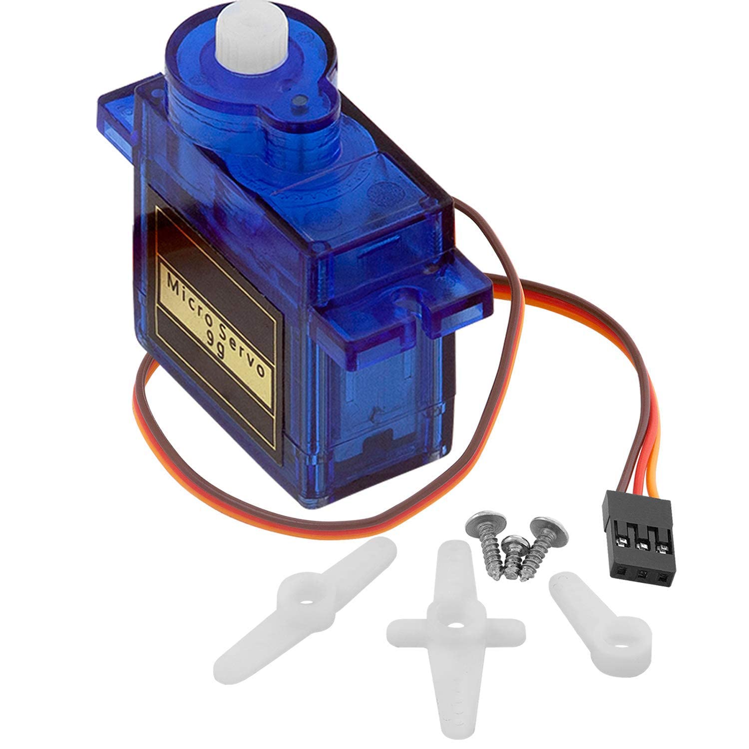 Thumbnail 6 de AZDelivery 3 micro-servomoteurs 9G compatibles SG90 pour RC et robot Arduino / Raspberry Pi