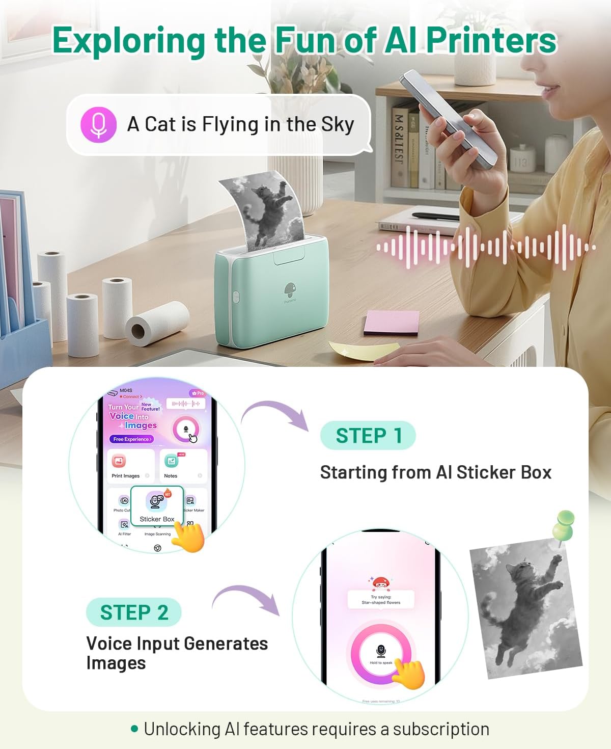 Thumbnail 5 de Phomemo M04S stampante termica 110 mm 🖨