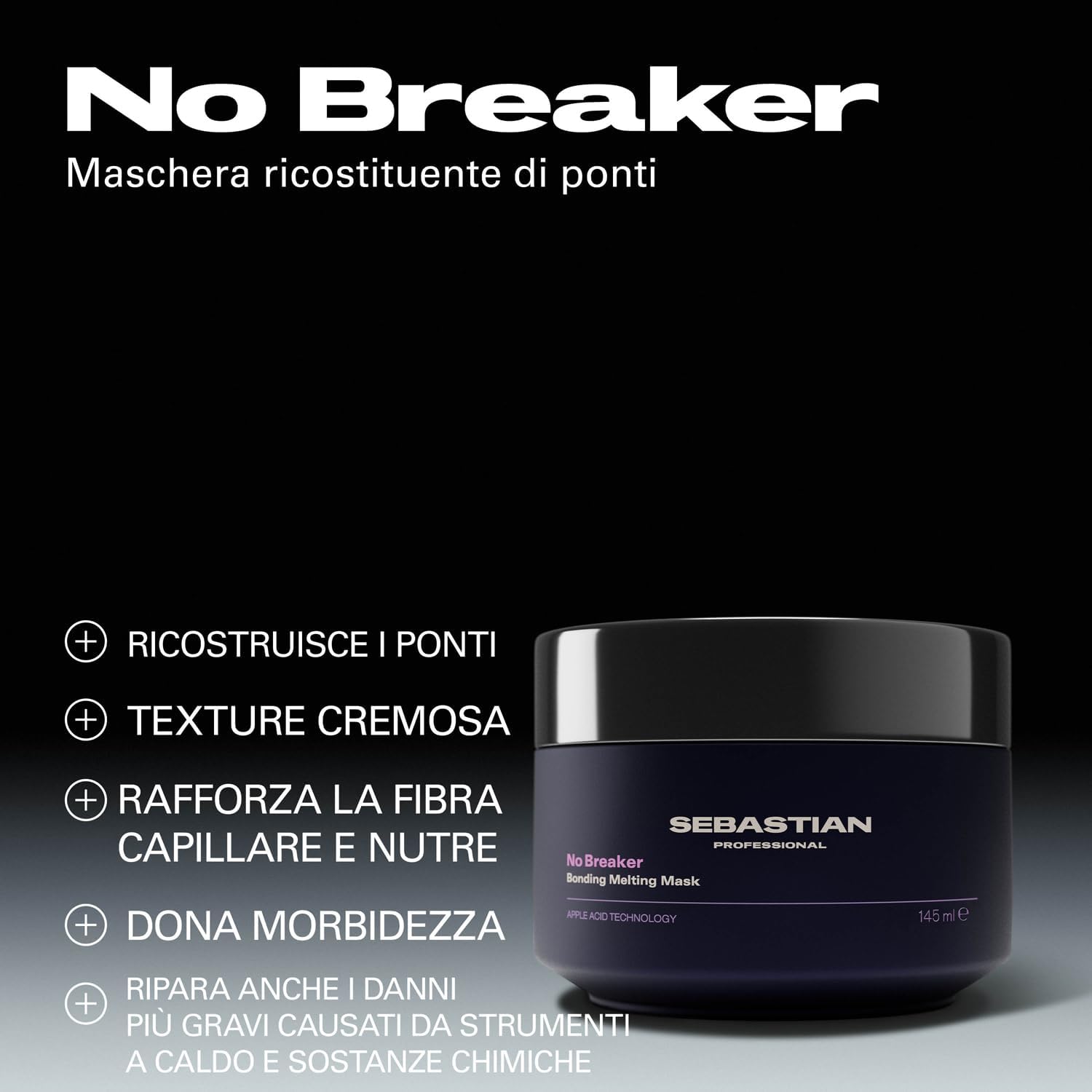 Thumbnail 2 de Sebastian Professional No Breaker Bonding Melting Mask: maschera rigenerante per capelli fragili