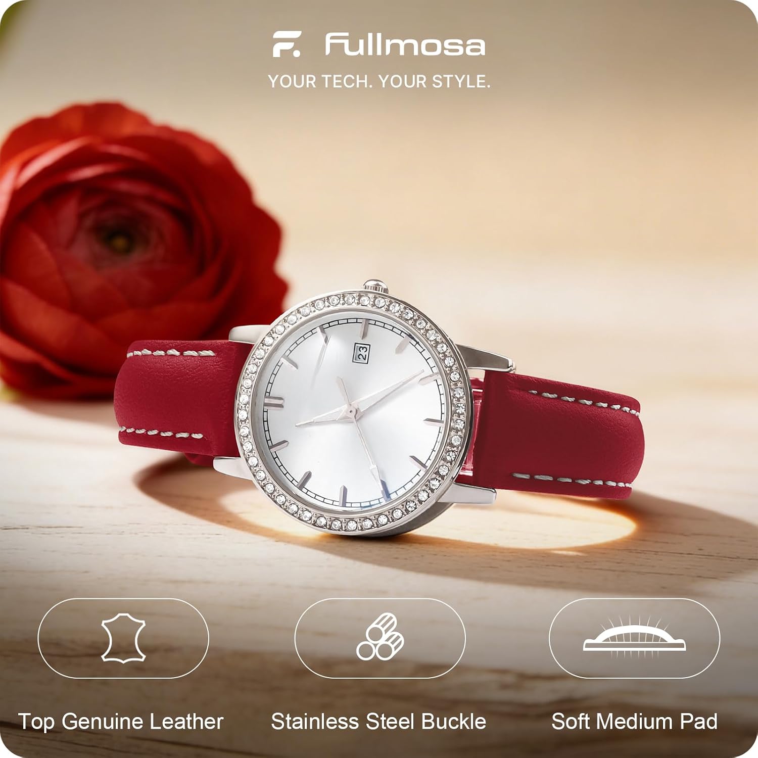 Thumbnail 1 de Fullmosa Cinturino Pelle 20mm per Orologio