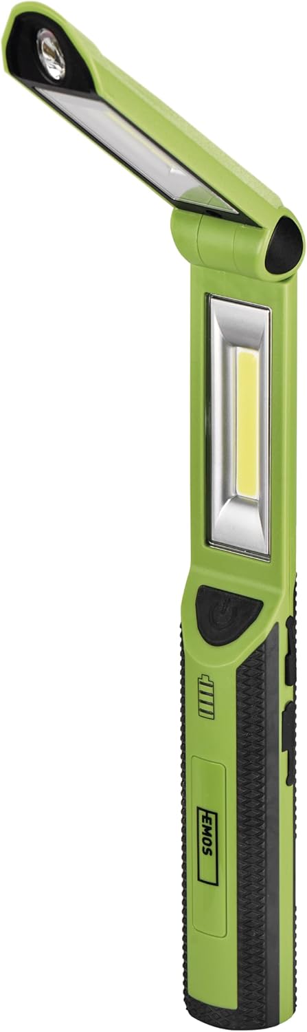 Detalle de EMOS P4535 rozkładana lampa robocza LED 670 lm z powerbankiem i 3 trybami