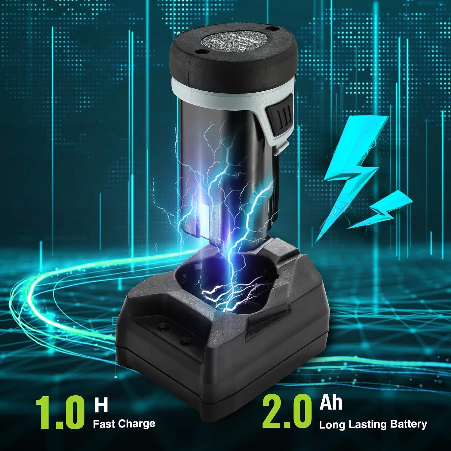 Thumbnail 5 de WORKPRO Llave de Trinquete Eléctrica 12V 55 N·m