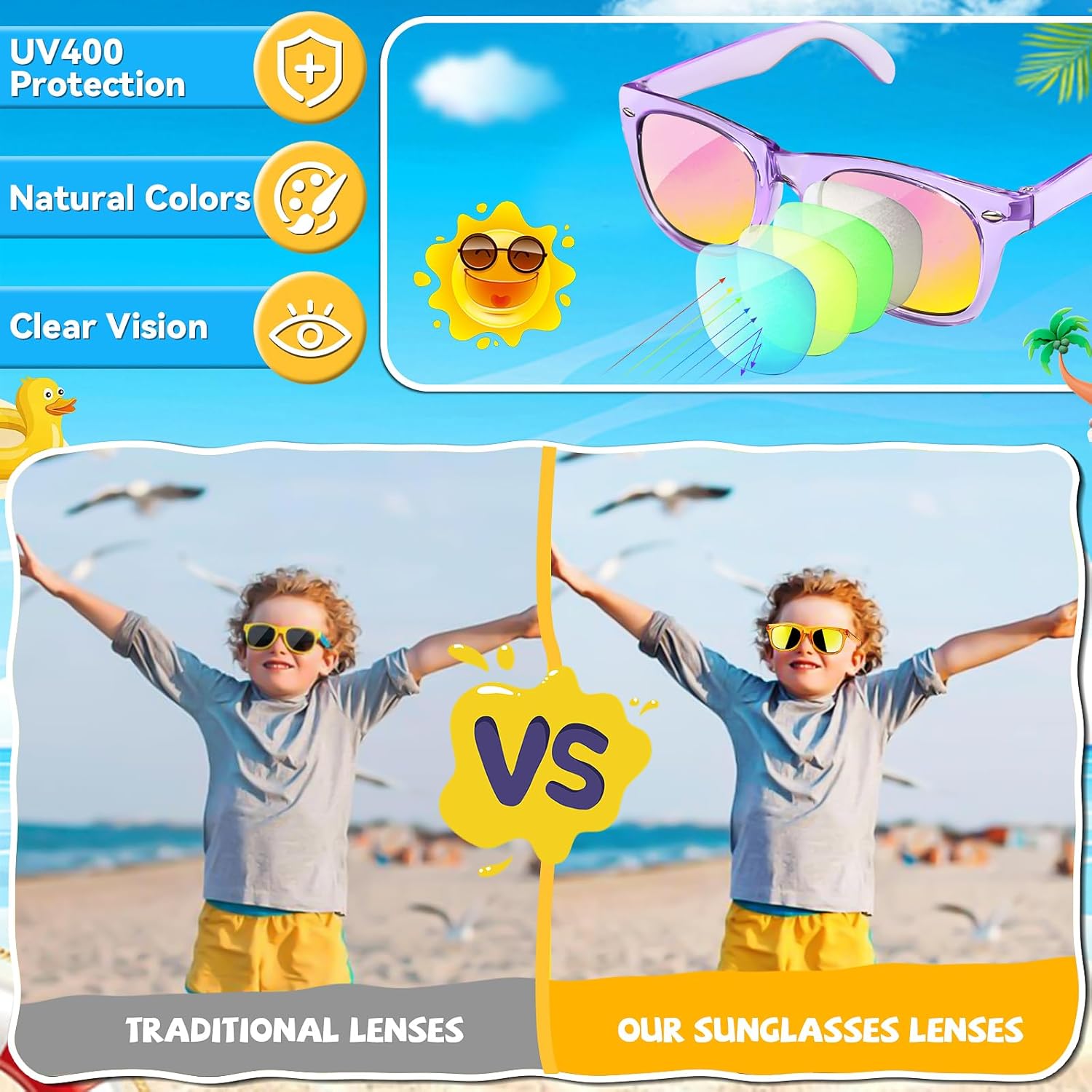 Thumbnail 2 de GKTZ Kids Sunglasses 24-Pack 🕶