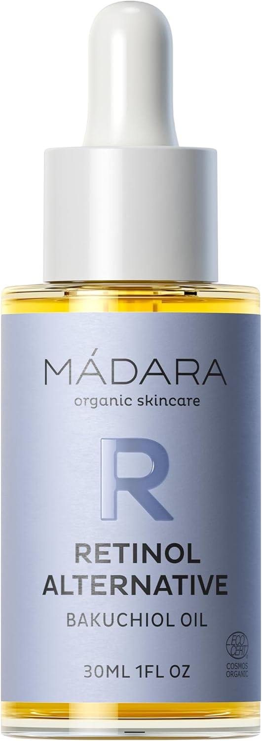 Detalle de MÁDARA Bakuchiol Huile de 30 ml – Huile anti-âge au Bakuchiol pour le visage