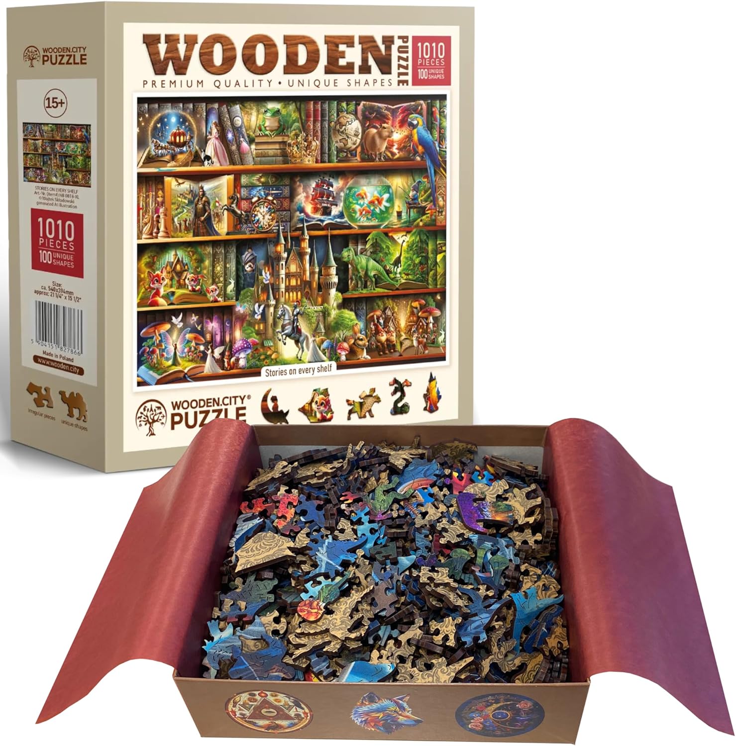Detalle de WOODEN.CITY Holzpuzzle 1000 Teile đ§©
