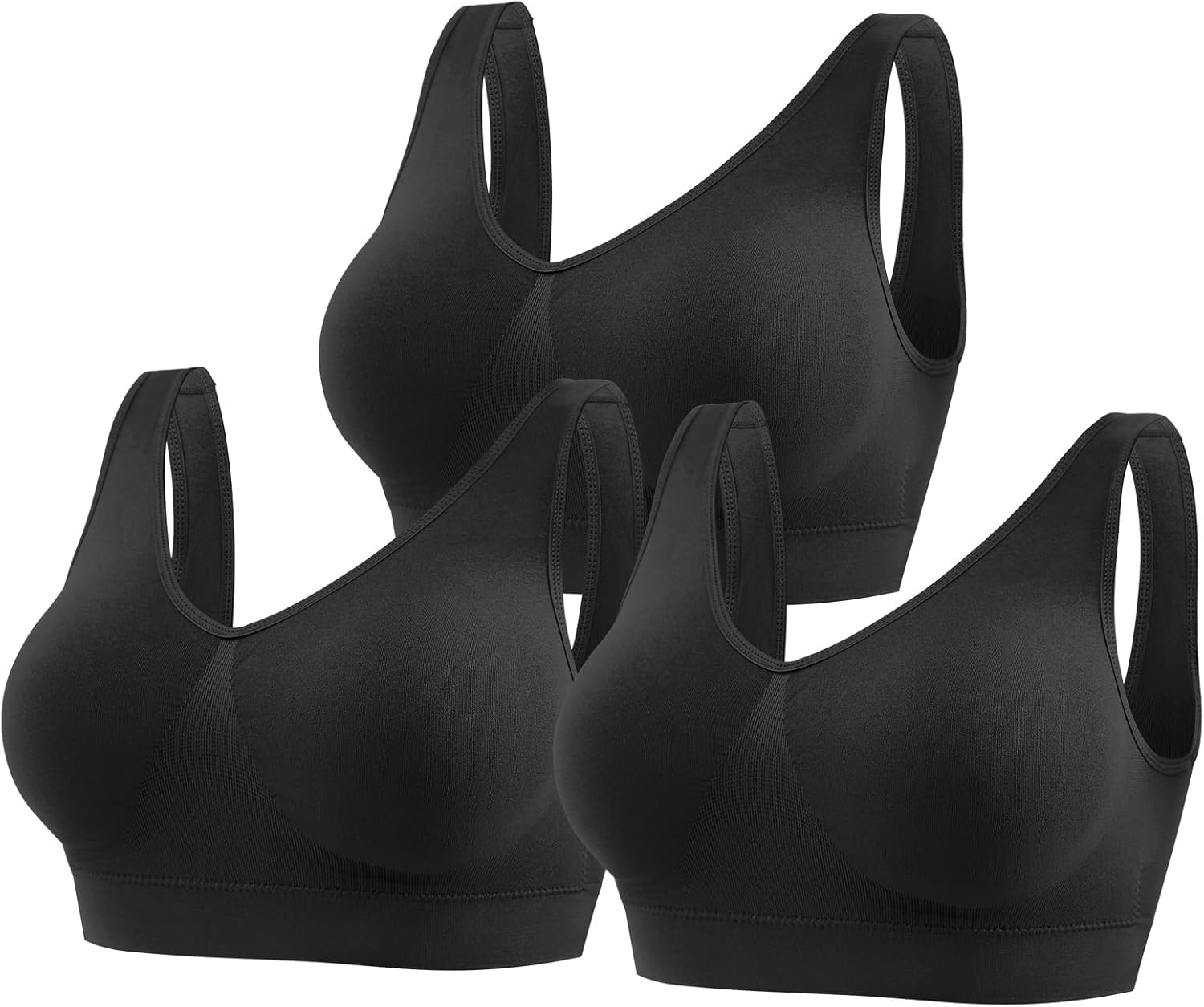 Thumbnail 6 de YUTYTH Comfort Bra Wirefree Crop Top with Removable Pads (Sports, Sleep, Yoga)