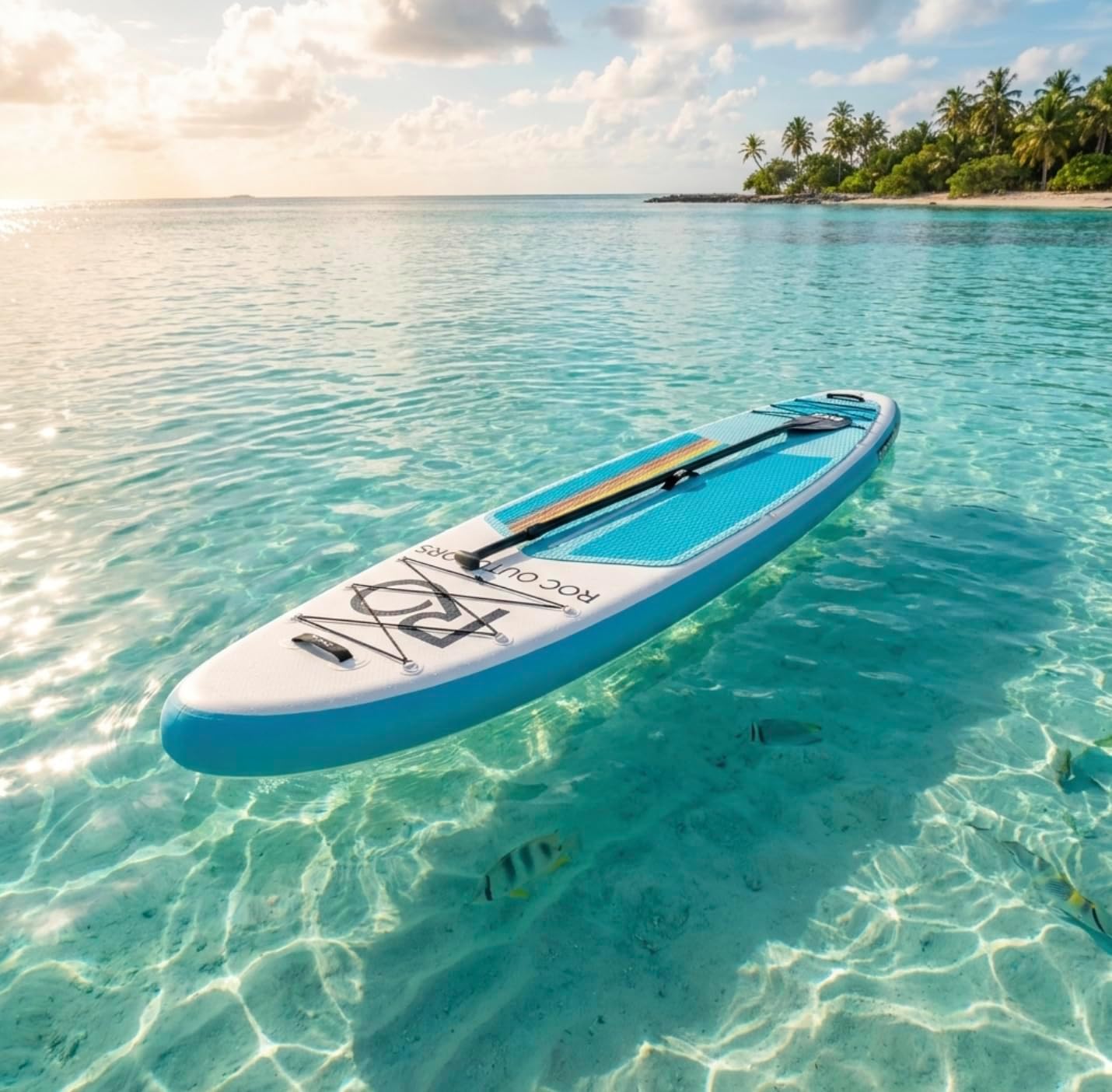 Thumbnail 3 de Roc 10'6" Inflatable Stand Up Paddle Board with Premium Accessories
