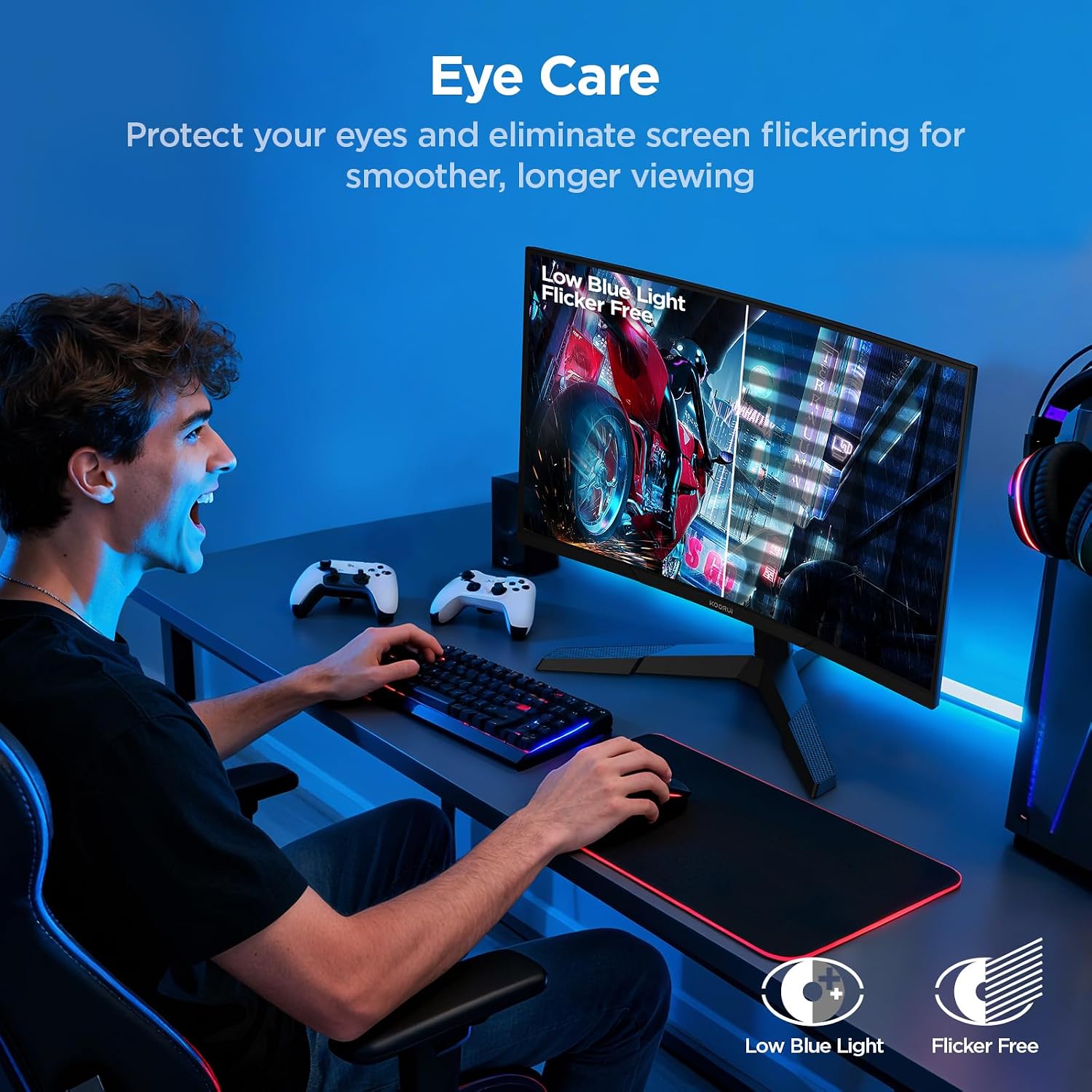 Thumbnail 6 de KOORUI Curved Gaming Monitor 27-Inch