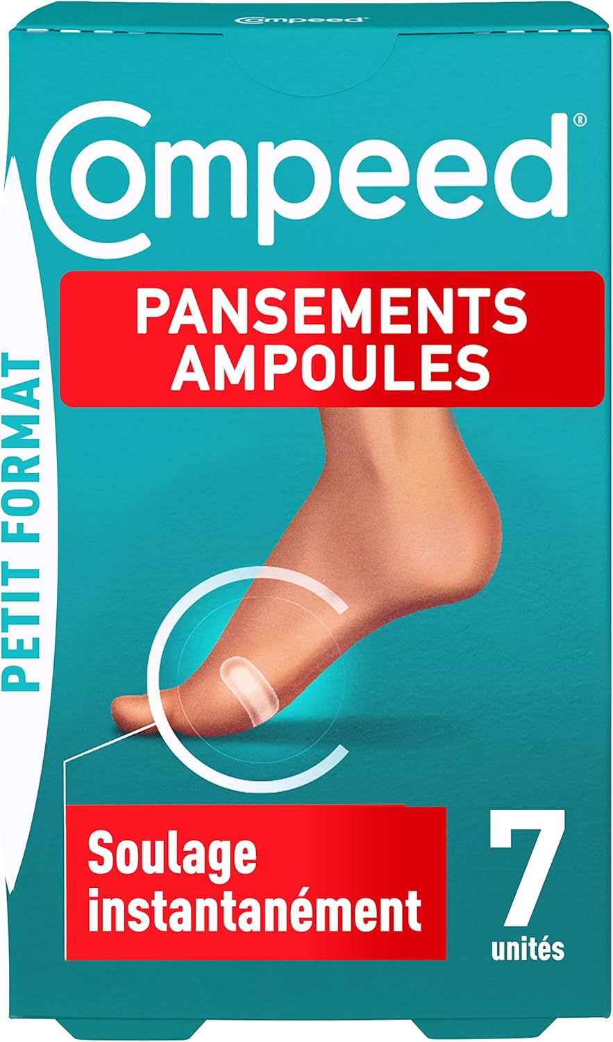Pansements ampoules hydrocolloïdes Compeed® (effet seconde peau) format petit