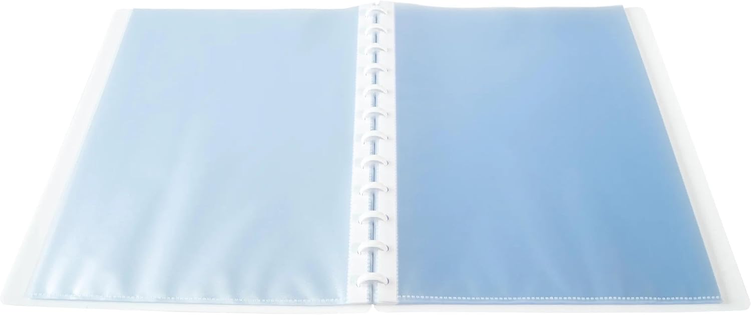 Thumbnail 4 de Exacompta 86471E – Carton de 4 protège-documents amovibles à anneaux, 80 vues, couverture Kreacover personnalisable