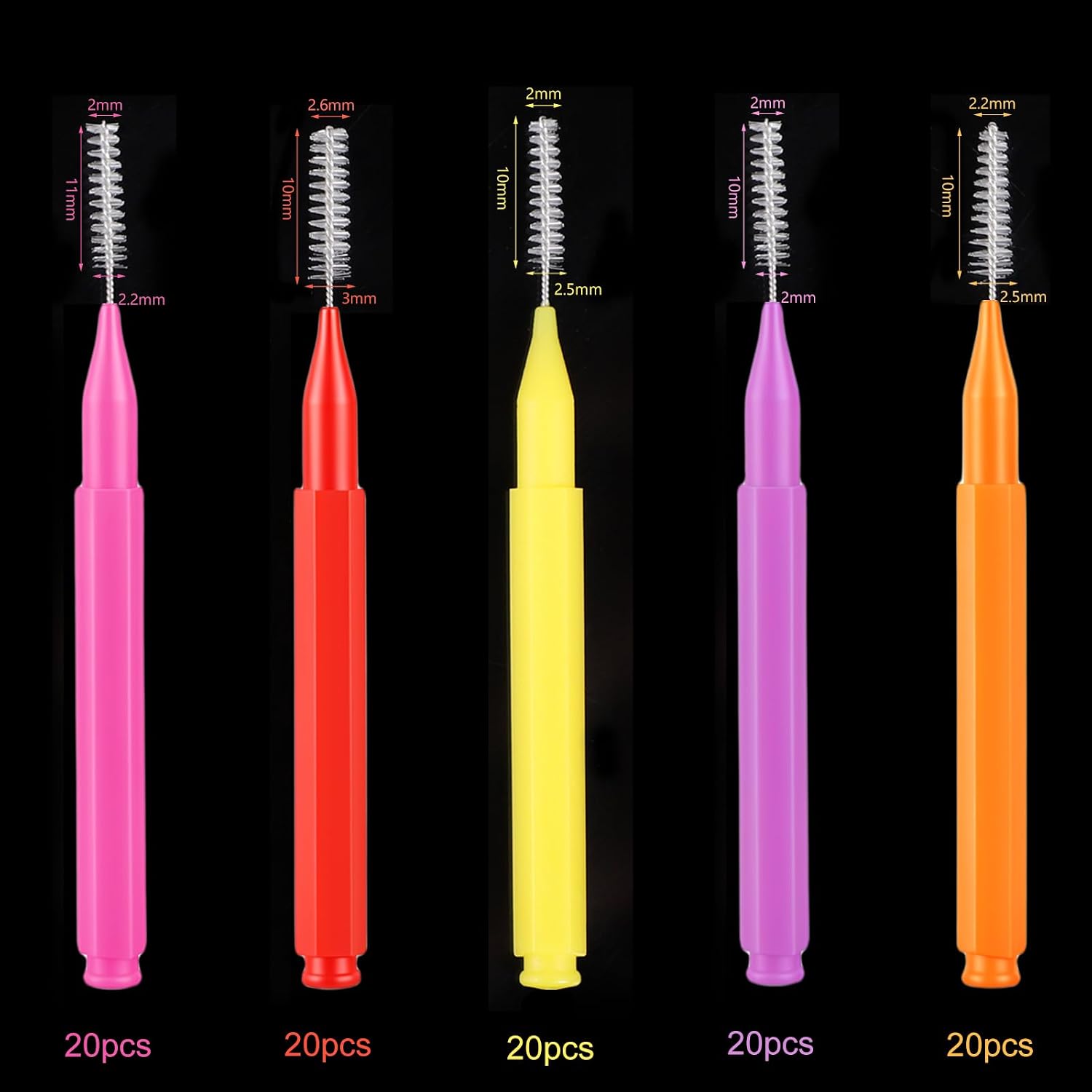Detalle 2 de Lanjue Interdental Brushes, 100 Pieces